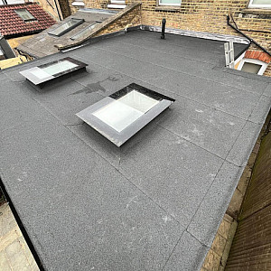 Flat roof replacement completed in Balham, London
